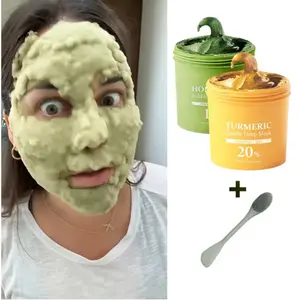Turmeric Bubble Deep Cleansing Mask – Turmeric & Holy Basil; soothes troubled skin, deeply cleanses pores, controls oil; Korean clay bubble wash-off mask (90g)