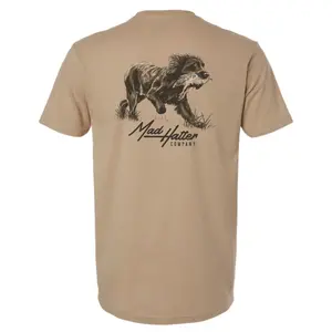 Hunting Dog MadHatter’s 100% Cotton True to Size T-Shirt/Tee