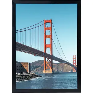 10x14 inch Picture Frame Black for 30x40cm Diamond Art Painting, 10 x 14 Frame for Wall Hanging Horizontally or Vertically, 10 by 14 Wall Gallery Photo Frame, Black