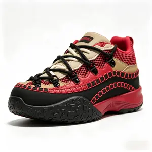 Retro 90s Style Chunky Dad Sneakers - Mesh Breathable, Stitching Detail Casual Platform Shoes for Men, Sneakers for Women - Non-Slip Outdoor Streetwear Hiking Shoes