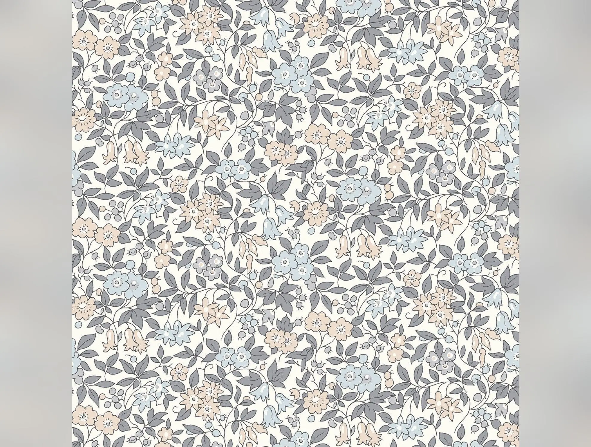 Trailing Blossom B  | 107" Quilt Backing Fabric by Liberty Fabrics for Riley Blake | 0166W68203B