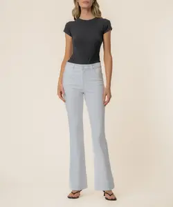 Stella High Rise Flare in Optic White
