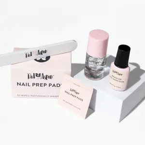 Red Aspen Press On Nail Application Bundle