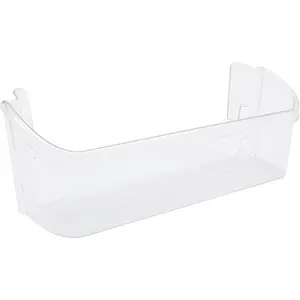 HECASA 240363702 Refrigerator Door Shelf Side Bin (Bottom) Compatible with Frigidaire Kenmore Refrigerator AP2116106 891287 AH430207 EA430207 PS430207 Replacement only Clear Door Shelf Rack 1PC