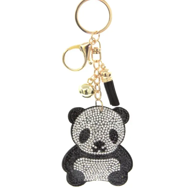 Sitting Panda, Gold Hardware