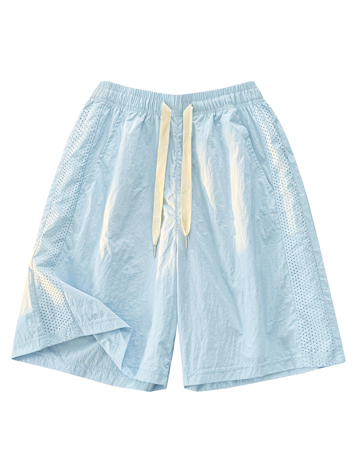 2PACK Men's Summer Quick Dry Mesh Shorts, Breathable Casual Athletic Shorts for Gym, Beach & Daily Wear, Trendy Streetwear