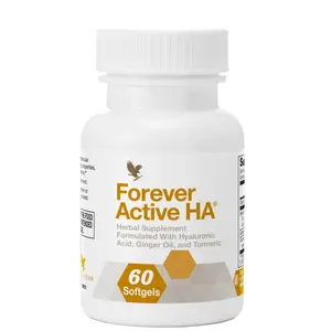 Forever Active HA Hyaluronic Acid Dietary Supplement 60 Softgels for Joint Comfort & Daily Nutrition for Adults