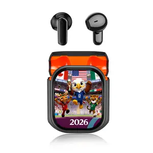 Active Noise Cancelling Waterproof Headphones: Bluetooth 5.4 Wireless Earbuds, 24H Battery, LED Case, Mic for Swim Library Study