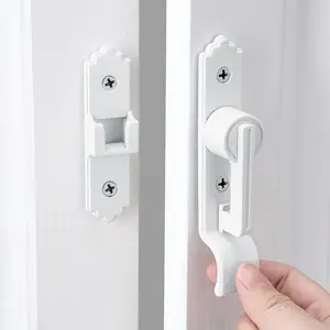 180   Door Lock, Flip Gate Latch with Handle, Heavy Sliding Door Latches, Door  Sliding Latch Lock for Cabinets, Bathroom, Garden, Window, Garage