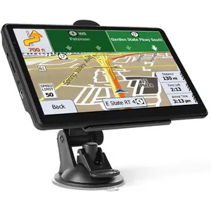 GPS Navigation for Car Truck via Satellite,7inch Touch Screen Built-in HiFi SPK Voice Broadcast, Truck GPS Professional Mode,2024 Latest Free Maps Update North America