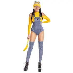 Women's Sexy Yellow Henchmen Baddie Costume