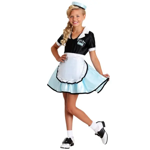 Kids Car Hop Girl Costume