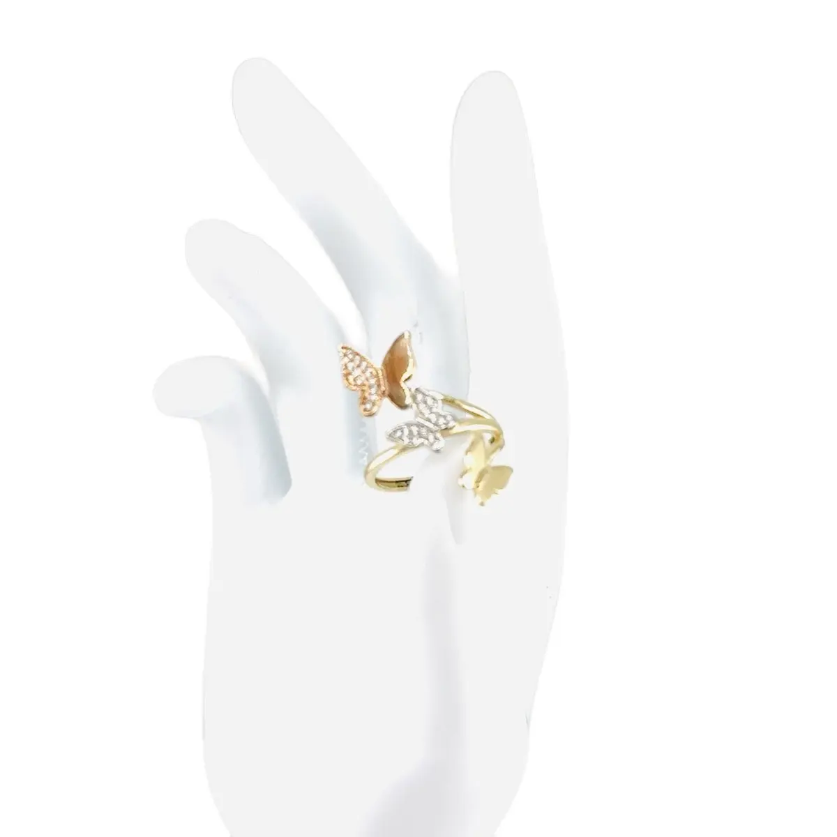 14k Gold Fancy Butterfly Ring for Women - Fashion Accessory