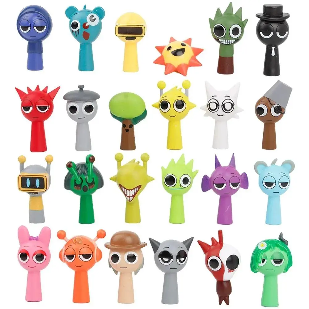 2026 new 24pcs48pcs Sprunki Figures Mode Toys Sprunki Incredi box Anime Action Figures Sprunki Game Cartoon