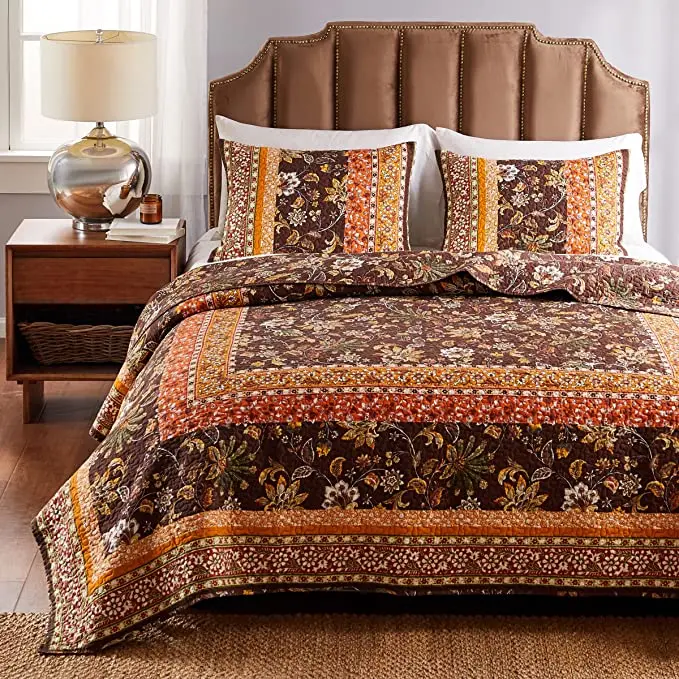 Greenland Home Audrey GL-2108AMSK 3-Piece King/Cal King Quilt Set