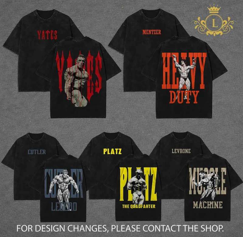 Darc Sport x Gold's Gym Collab T-Shirt – Vintage Washed Oversized