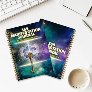 369 Manifestation Notebook, Women's Energy Enhancement Manual, Attraction Law Wish Realization Plan, Gratitude Journal + High-Vibration Record, Includes Daily Writing Exercises at 3 AM/6 PM/9 PM, Strengthens Wishes, Gratitude Journal and Emotion Tracking