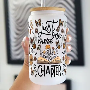 Daily Reminders Glass tumbler Color Affirmations Glass cup 16oz Daily affirmations tumbler gift for best friend tumbler mental health gift Drinkware Bottles