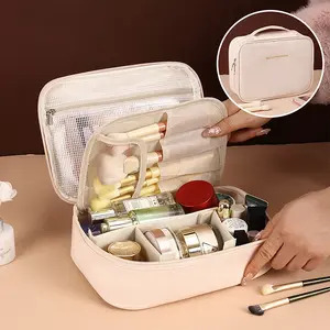 Large Capacity Makeup Bag for Women, Multi-Functional Cosmetic Organizer, Ideal for Home Storage, Commuting, Travel & Outdoor Activities