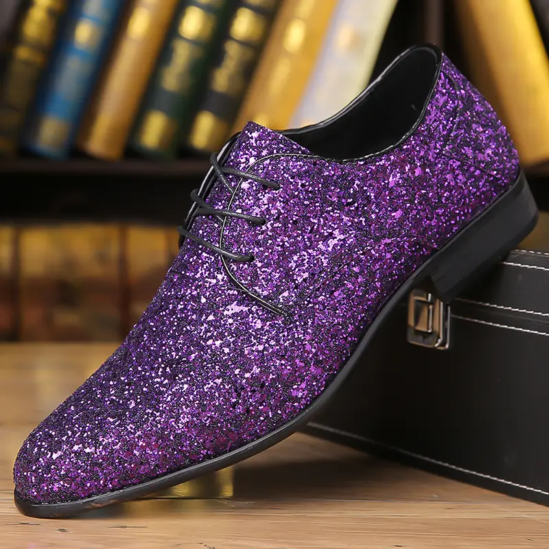 blue sparkly dress shoes Let It Sparkle Mary Jane Glitter Shoes by Liv and Mia Blue / 8.5 main image 1