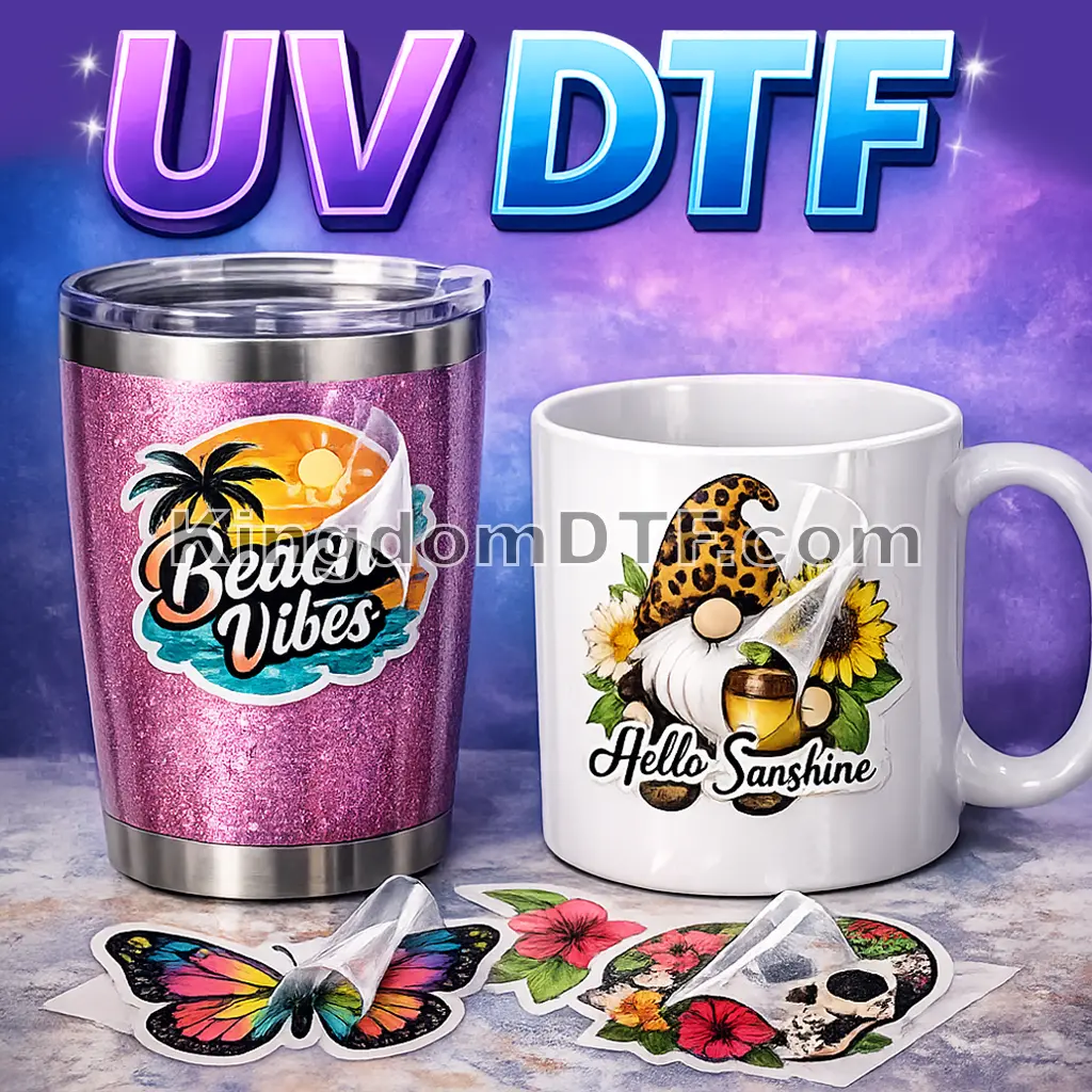 Custom UV DTF Transfers Gang Sheet (Print Your Designs) - TikTok