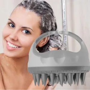 Daily Use Scalp Massage Brush, Multifunctional Silicone Hairbrush for Home Use, Head Massager for Meridians, Essential Grooming Tool, Scalp Scrubber