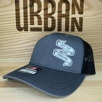 Charcoal/Black with Carbon Fiber Silver Patch