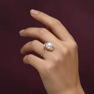 Sterling Silver 925 Natural Pearl Ring