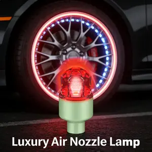 LED wheel light Waterproof Luminous Car Tire Valve Caps Vibration-Sensitive LED Tire Valve Cap-bicycle car motorcycle tire led