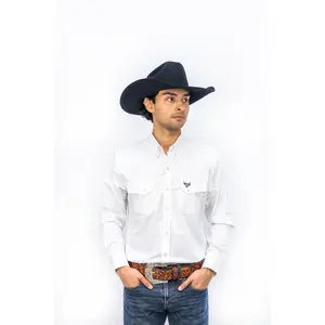 White  Button Down - Long Sleeve Shirt