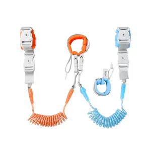 Anti Lost Wrist Link, 2 in 1 Upgrade Toddlers Safety Wristband Leash with Key & Lock, Dual Length 6.56ft Kids Walking Harness for Supermarket Mall Airport Amusement Park Zoo Travel