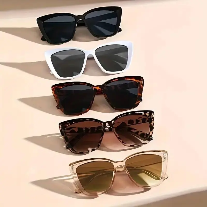 Women's Polarized Cat Eye Sunglasses, Trendy Vintage Square Frames, Sports & Outdoor Leisure Cycling Sun Glasses, Trendy Vintage Sunglasses