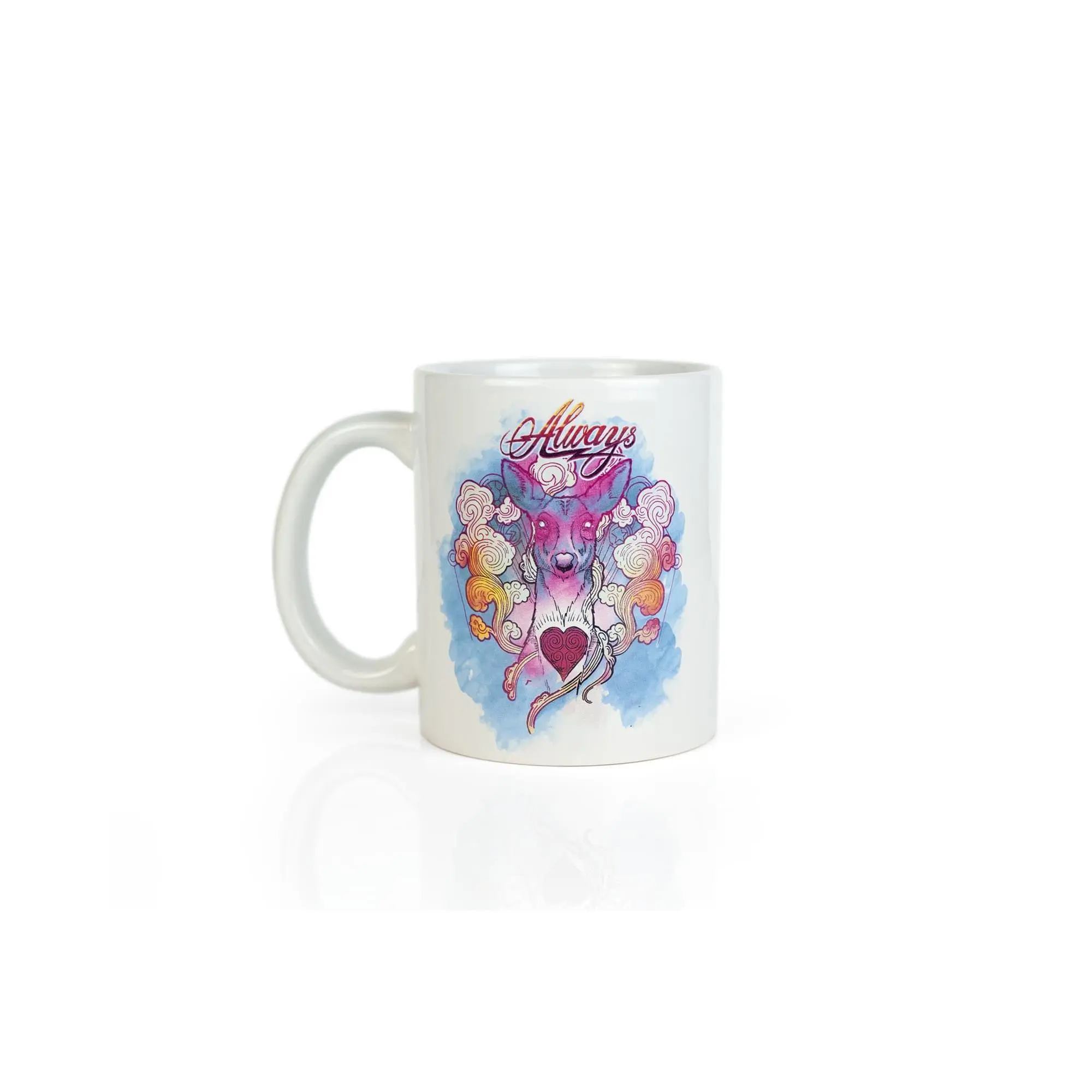 Harry Potter Always 11oz Ceramic Coffee Mug | Colorful Doe Patronus Design