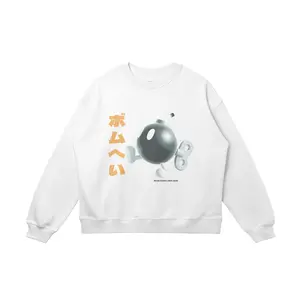Super Mario 64 Sweatshirt: Bob-Omb Oversized Drop Shoulder Crewneck