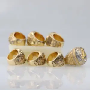 H R 7 RING AND BOX Jewelry ring, personalized ring, competition ring, red solid wood display box