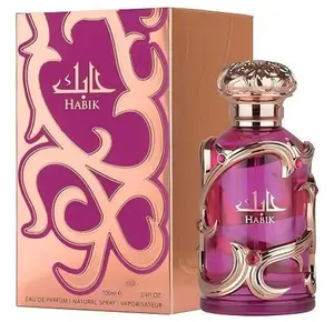 Lattafa Habik Women's Eau de Parfum (EDP) Natural Spray, 100ml (3.4 fl oz) - Vanilla Roses Perfume, Soft Elegant Fragrance, Beauty Selfcare Item, Ideal Women's Gift