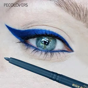 Personalized Makeup Cosmetic - 1 Pcs Colored Gel Eyeliner, Klein Blue, Stardust Brown, Forest Green, Deep Plum Brown, Smooth Glide Non-Fading for All Skin Tone, Party Daily Commute Use, Perfect Gifts