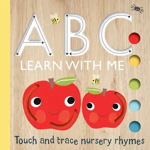 USED-Touch and Trace: ABC Learn with Me! by Editors of Silver Dolphin Books (Board book)