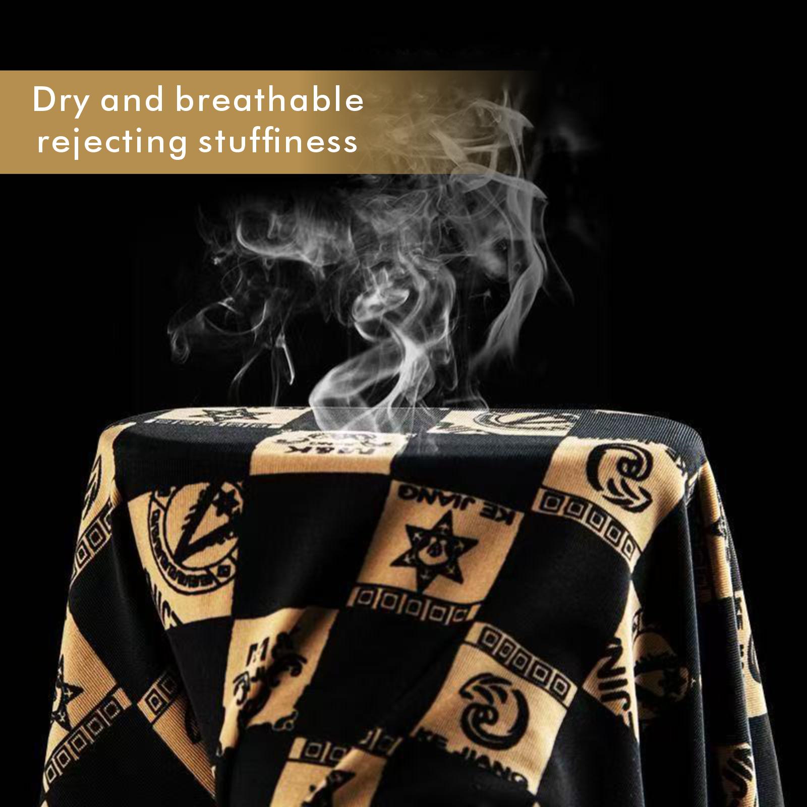 5 Pack Men's Black & Luxe Gold Printed Boxer Briefs - Breathable Elastic Soft All-Season Underwear Fabric Stylish