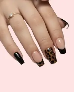 24 pcs press on salon look nail