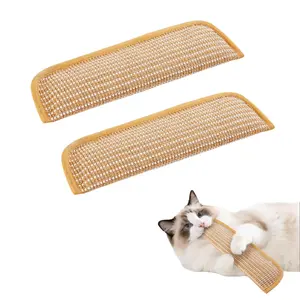 Interactive Catnip Chew Toy with Organic Catnip, Soft Sisal Scratching & Kicker Toy for Indoor Cats