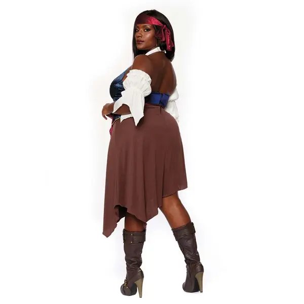 Women's Plus Size Rogue Pirate Wench Costume