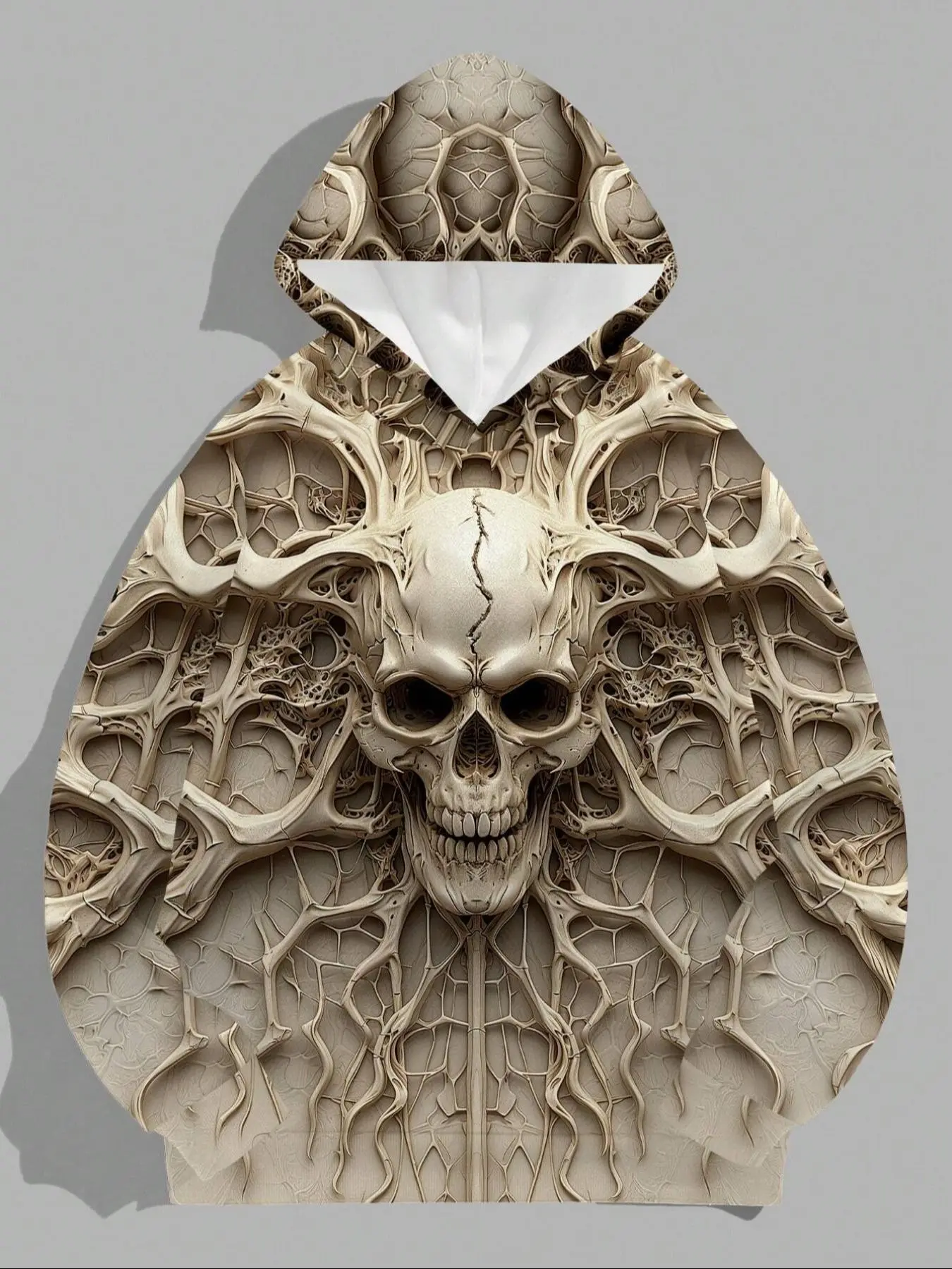 vetements misplaced skull hoodie - TikTok Shop