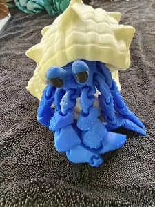 Hermit Crab - 3d Printed - 5" Tall 8" Long