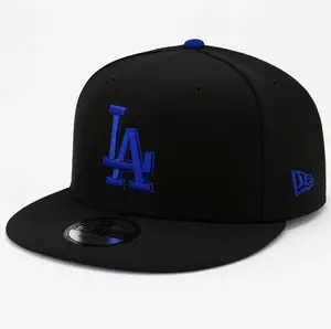 LA Dodgers 9FIFTY Snapback Hat with Royal Blue Embroidered Logo - MLB Baseball Flat Bill Cap, 2026 Limited Edition Urban Streetwear Gorra for Men & Women