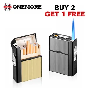 DKD Outdoor Portable Windproof Lighter Case, USB Charging, Lighter Box for Livingroom BedroomOffice Outdoor Perfect Easter Gift(Fuel Not Included)