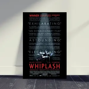 Whiplash Movie Poster Movie Print, Wall Art, Room Decor, Home Decor, Art Poster For Gift, Living Room Décor