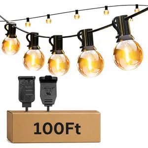 Outdoor solar string lights, warm white light, LED lights for bedroom, shatterproof bulbs, waterproof solar string, 8 lighting modes, suitable for decorating your backyard, summer garden parties, or living room