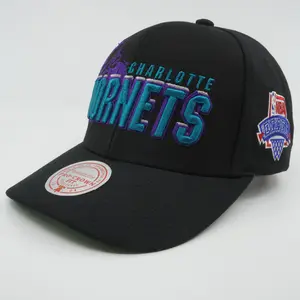 MENS MITCHELL & NESS NBA BEST IN CLASS SNAPBACK HWC HORNETS - BLACK