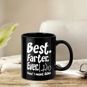 11oz Fathers Day Mug Gifts For Husband Dad Him From Daughter Son Kids Wife, Stocking Stuffers For Christmas, Birthday, Anniversary Gag Presents Ideas For Papa Step Dad, Reusable Ceramic 11 15oz Cup